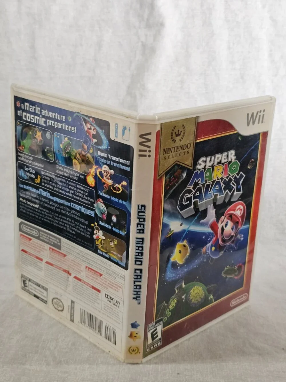 Super Mario Galaxy Game (Nintendo Wii, 2007) Disc Good Tested